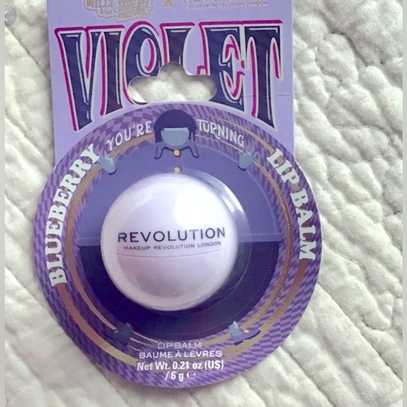 Willy Wonka Limited The Chocolate Factory Blueberry Lip Balm New In Box - Picture 2 of 3